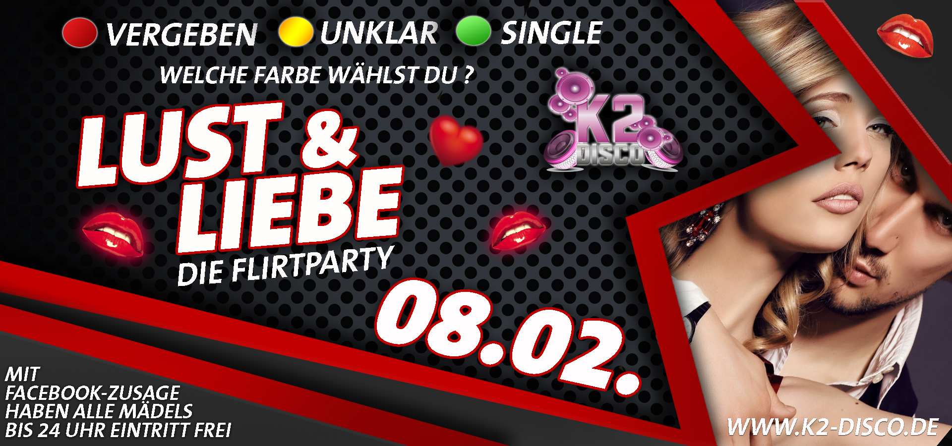Flirten in discotheek