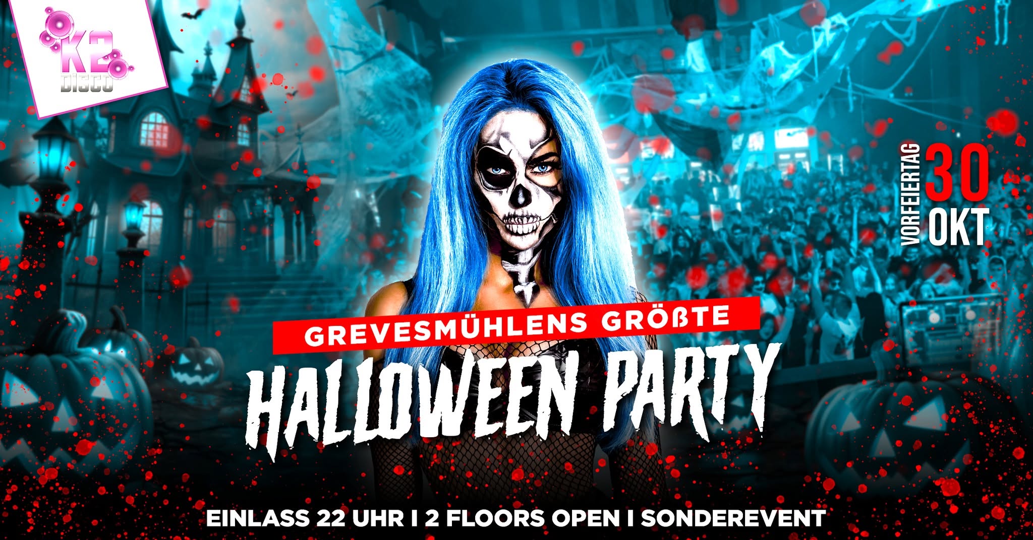 ✞ GREVESMÜHLENS GRÖßTE HALLOWEENPARTY